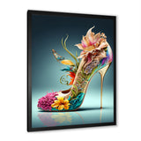 Blue Floral Hight Heels III