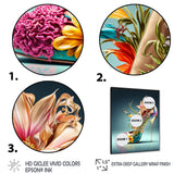 Blue Floral Hight Heels III