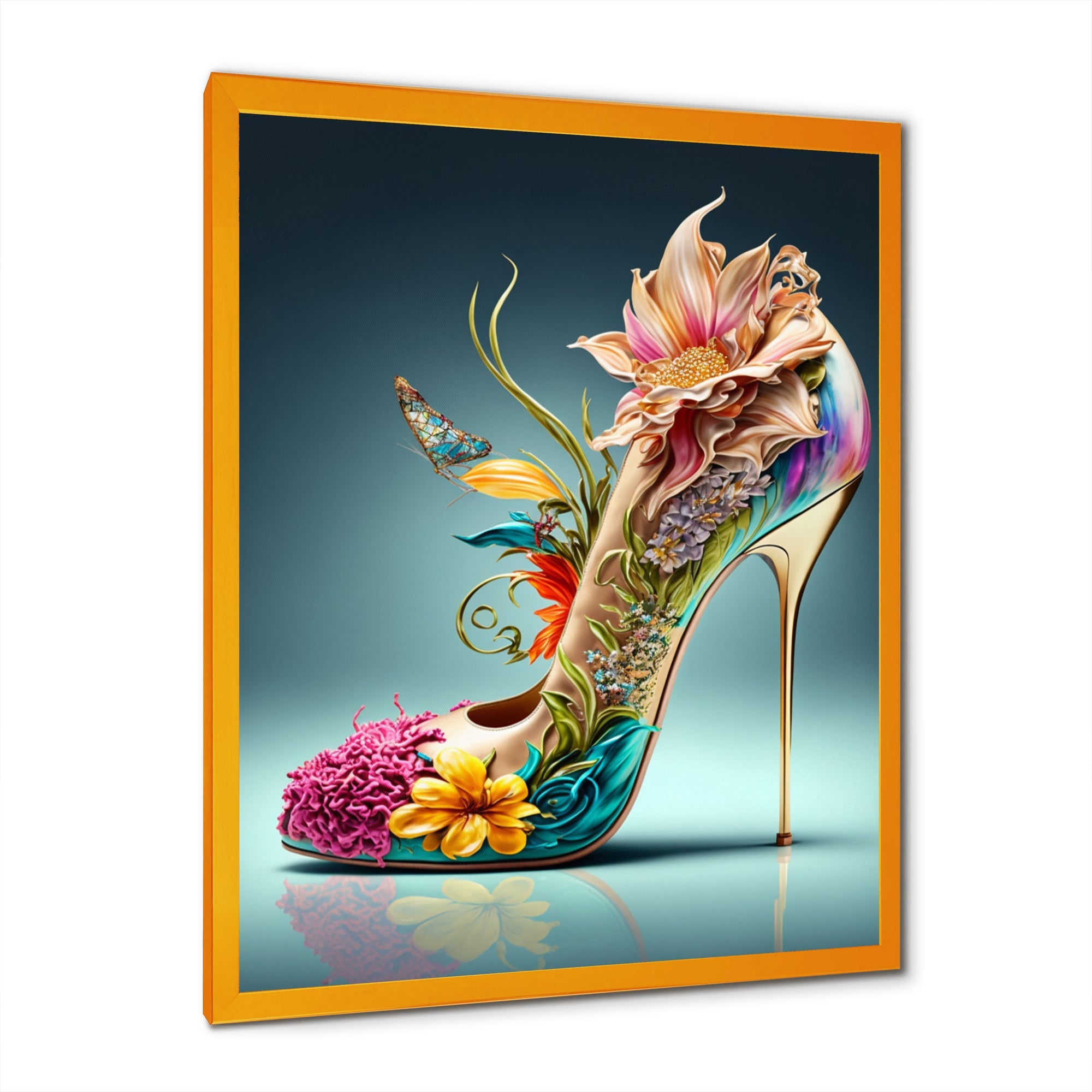 Blue Floral Hight Heels III