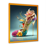 Blue Floral Hight Heels III