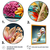 Blue Floral Hight Heels III