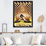 Retro Art Deco High Heel Shoe V