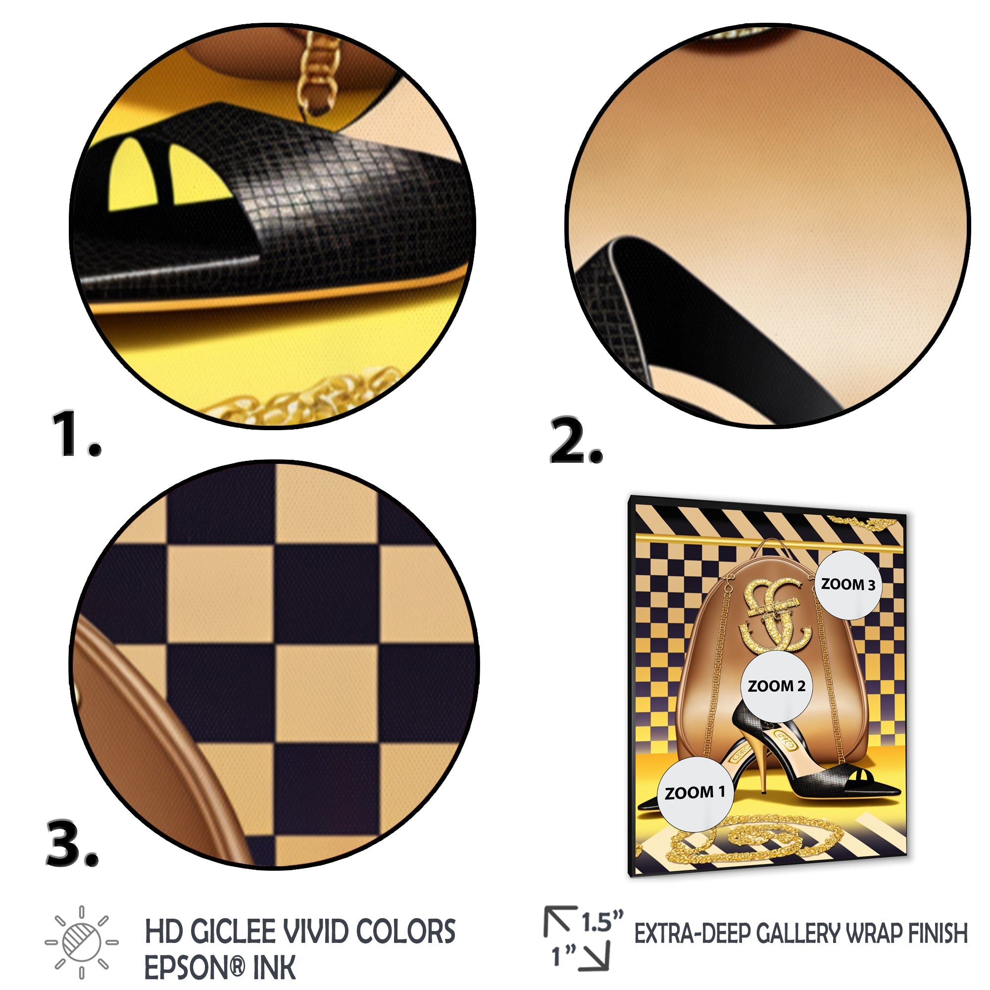 Retro Art Deco High Heel Shoe V