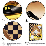 Retro Art Deco High Heel Shoe V