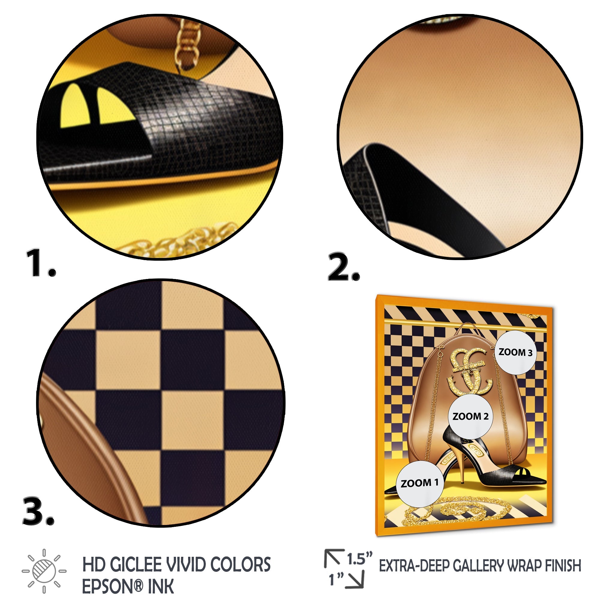 Retro Art Deco High Heel Shoe V