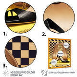 Retro Art Deco High Heel Shoe V