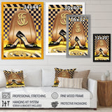 Retro Art Deco High Heel Shoe V