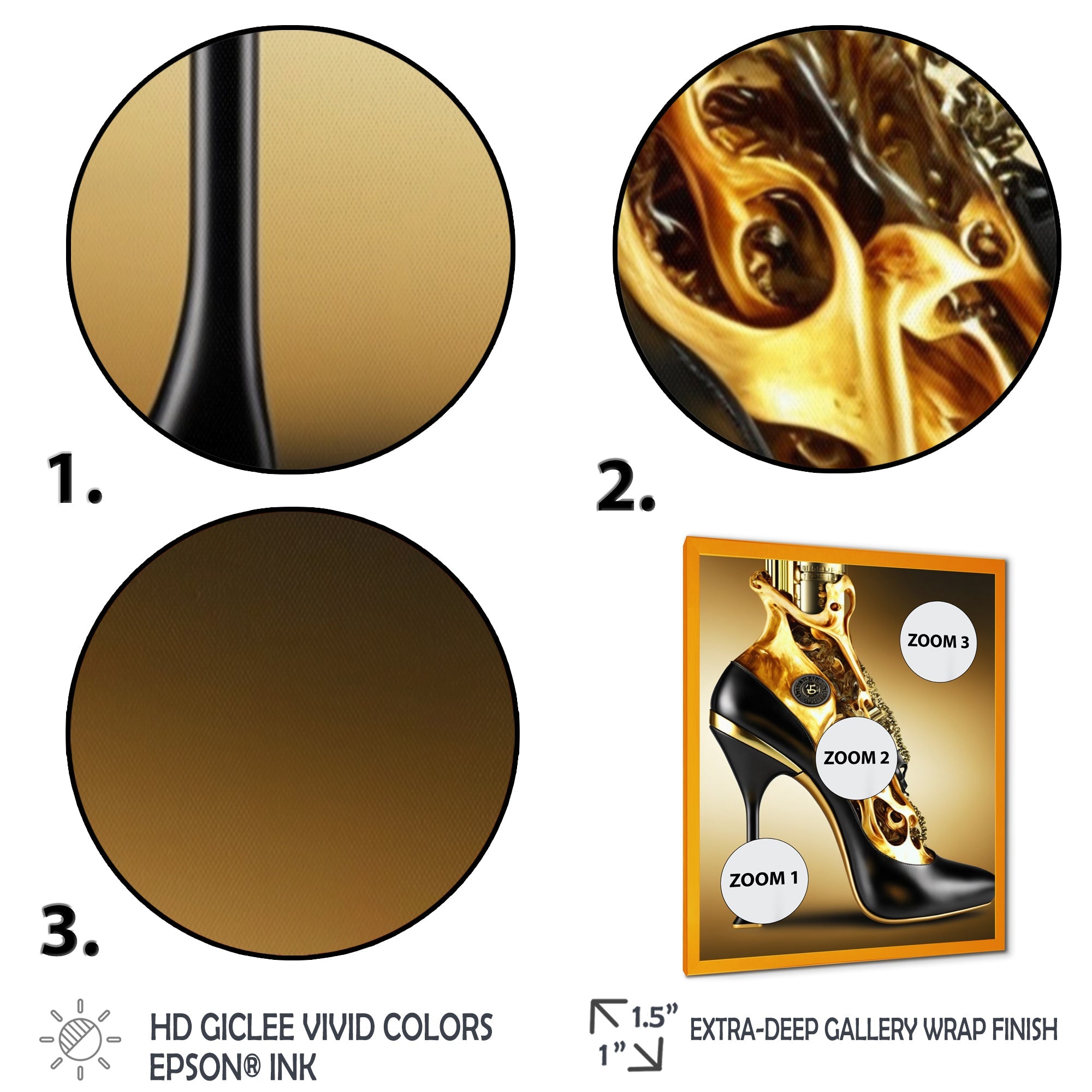 Golden Mechanic High Heel IV