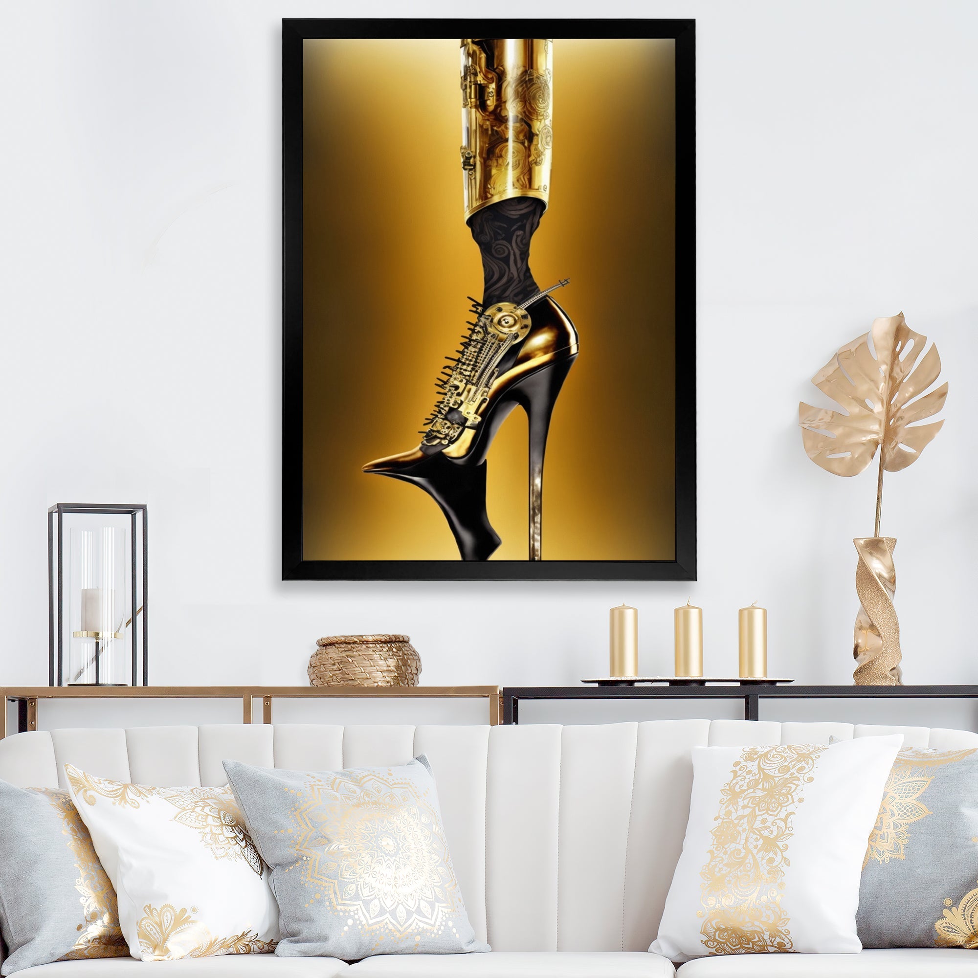 Golden Mechanic High Heel V