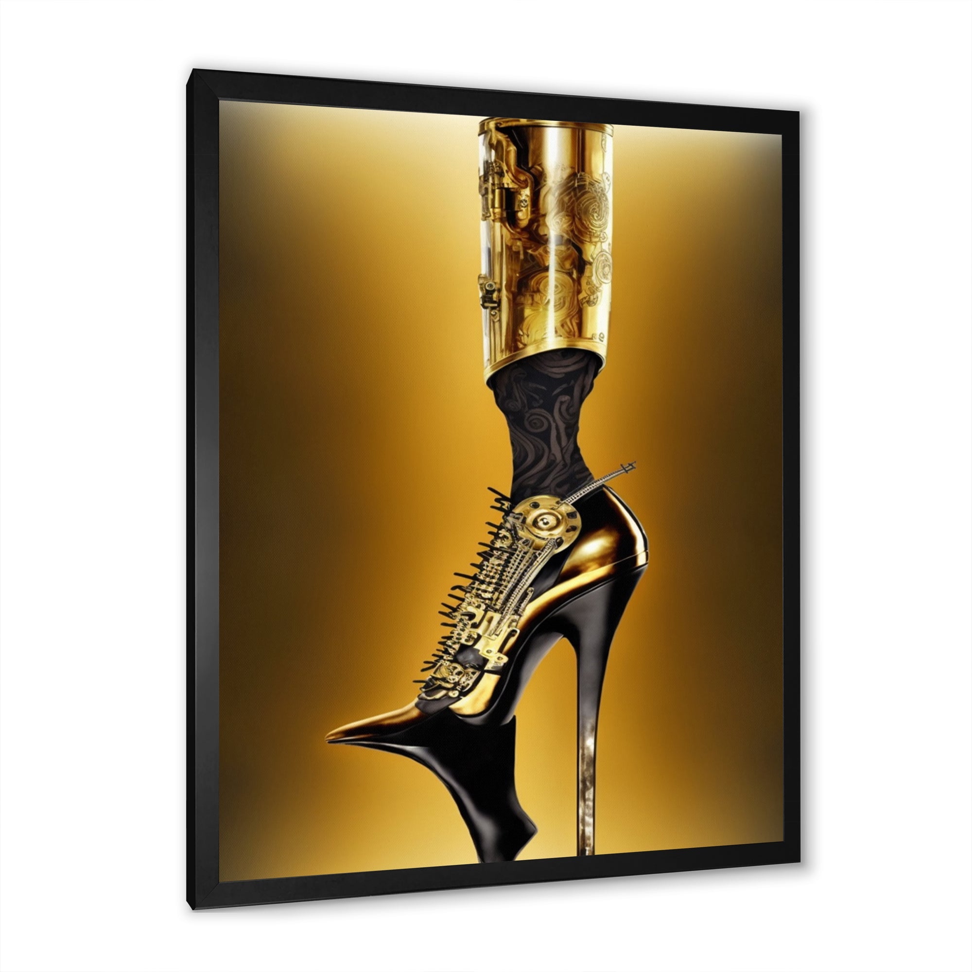 Golden Mechanic High Heel V