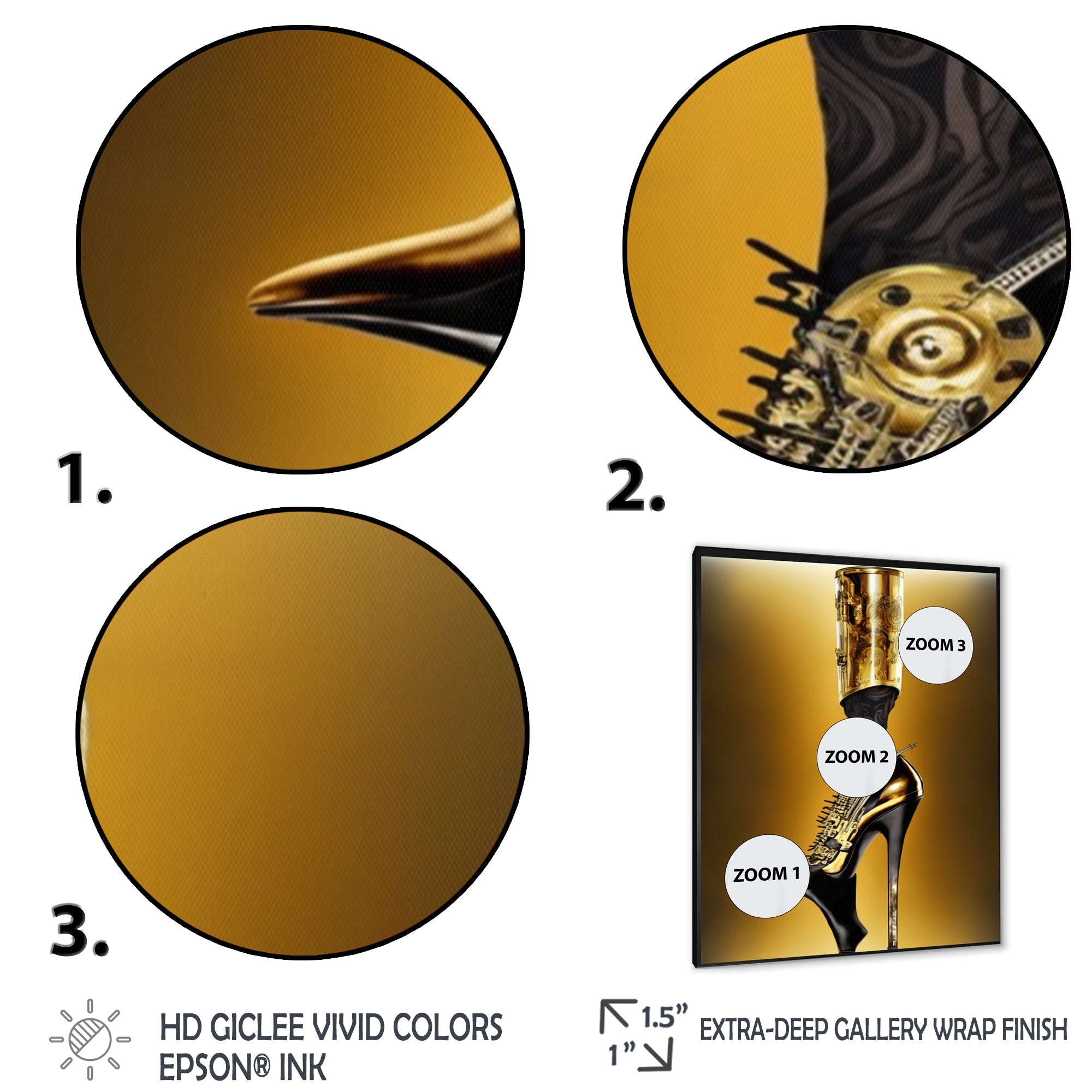 Golden Mechanic High Heel V