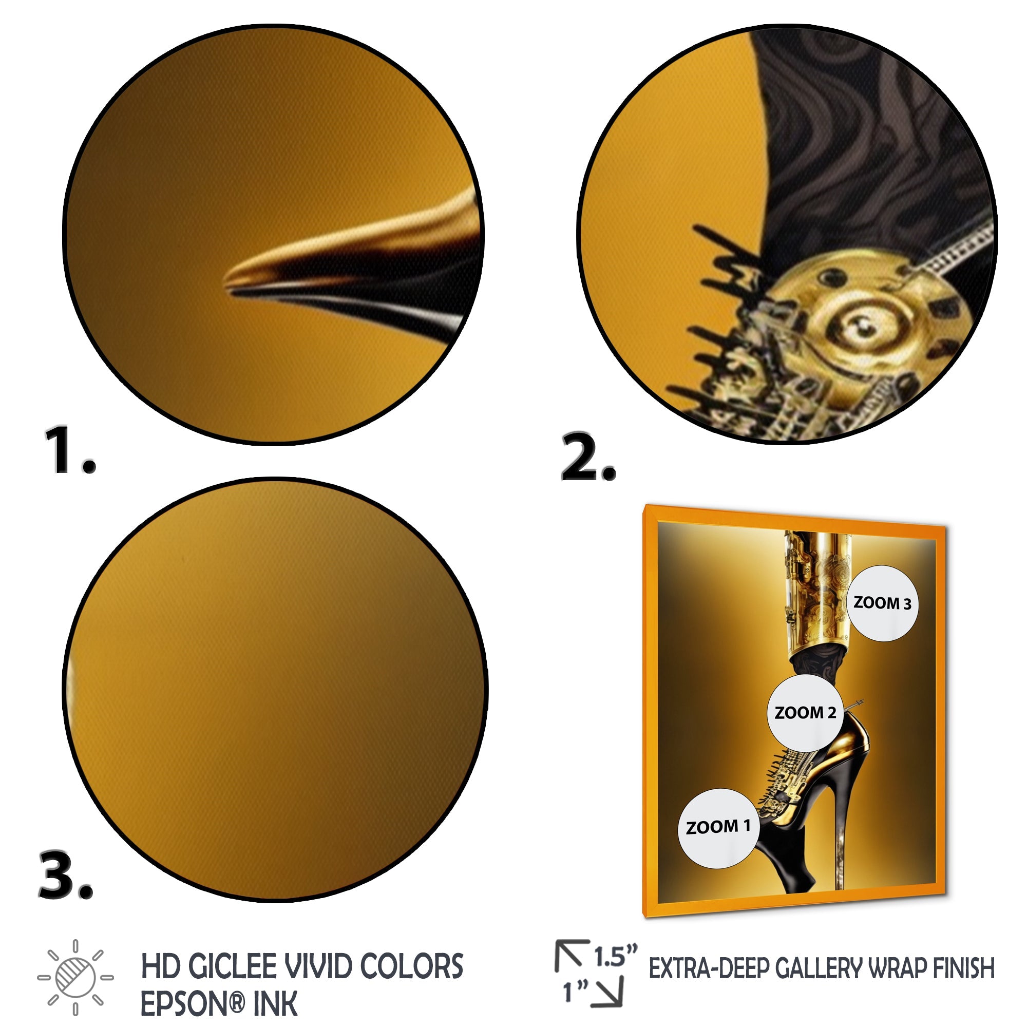 Golden Mechanic High Heel V