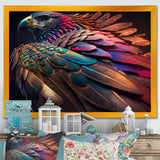 Macro Colorful Feather Eagle II