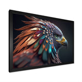 Macro Colorful Feather Eagle V