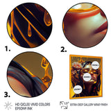 Stylish Arabic Woman With Floral Hijab III