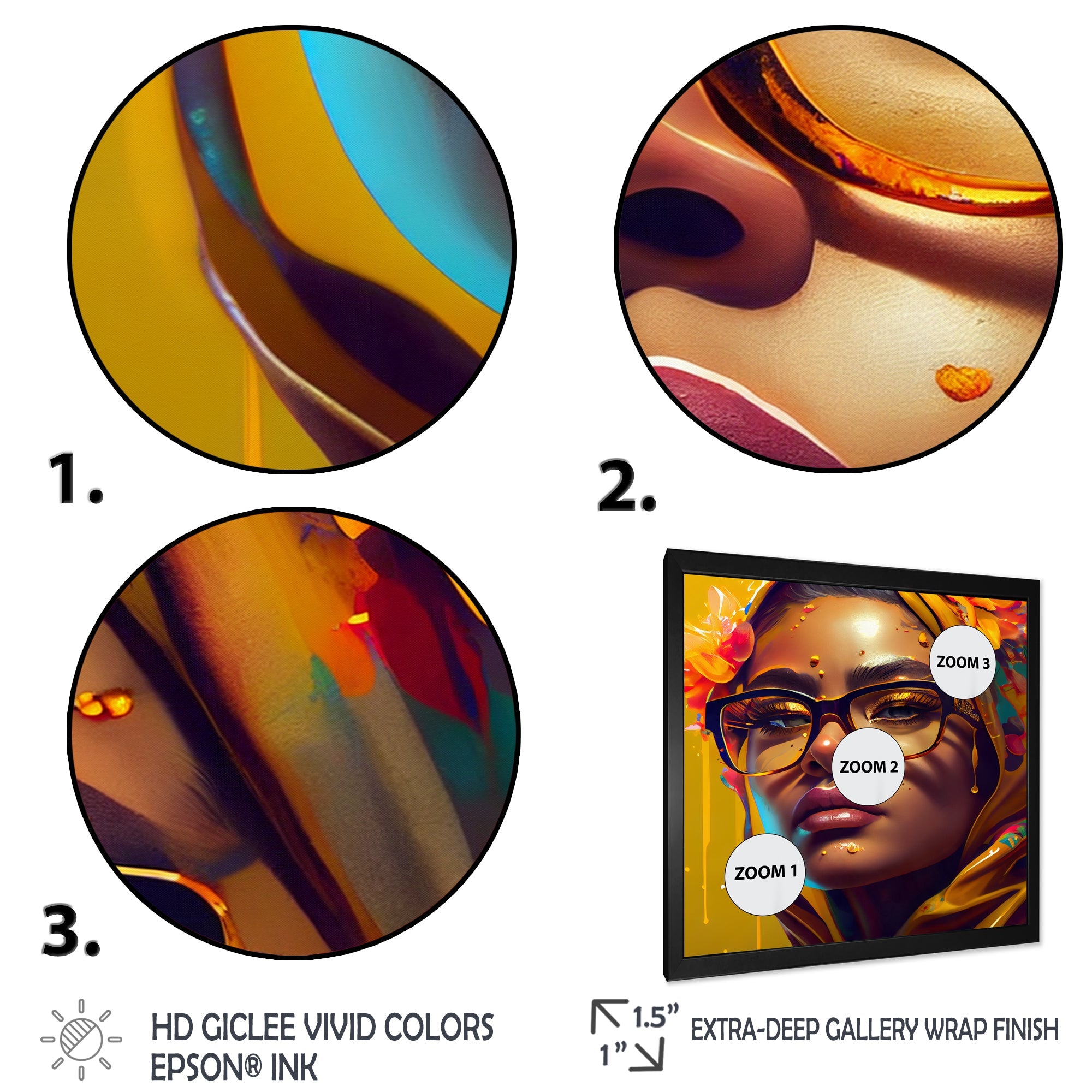 Stylish Arabic Woman With Floral Hijab IV