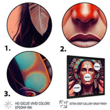 Colorful Native American Man I