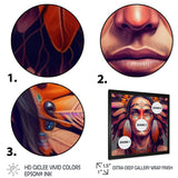 Colorful Native American Man III