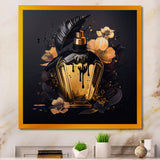 Chic Black And Gold Perfume Bottle IX