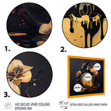 Chic Black And Gold Perfume Bottle IX