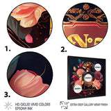 Chic Perfume Bottle With Pink Roses II