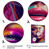 Liquid Ink Sensual Woman Portrait I