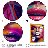 Liquid Ink Sensual Woman Portrait I