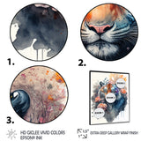 Cute Tiger Floral Art III