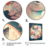 Cute Deer Floral Art IV