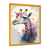 Cute Giraffe Floral Art III