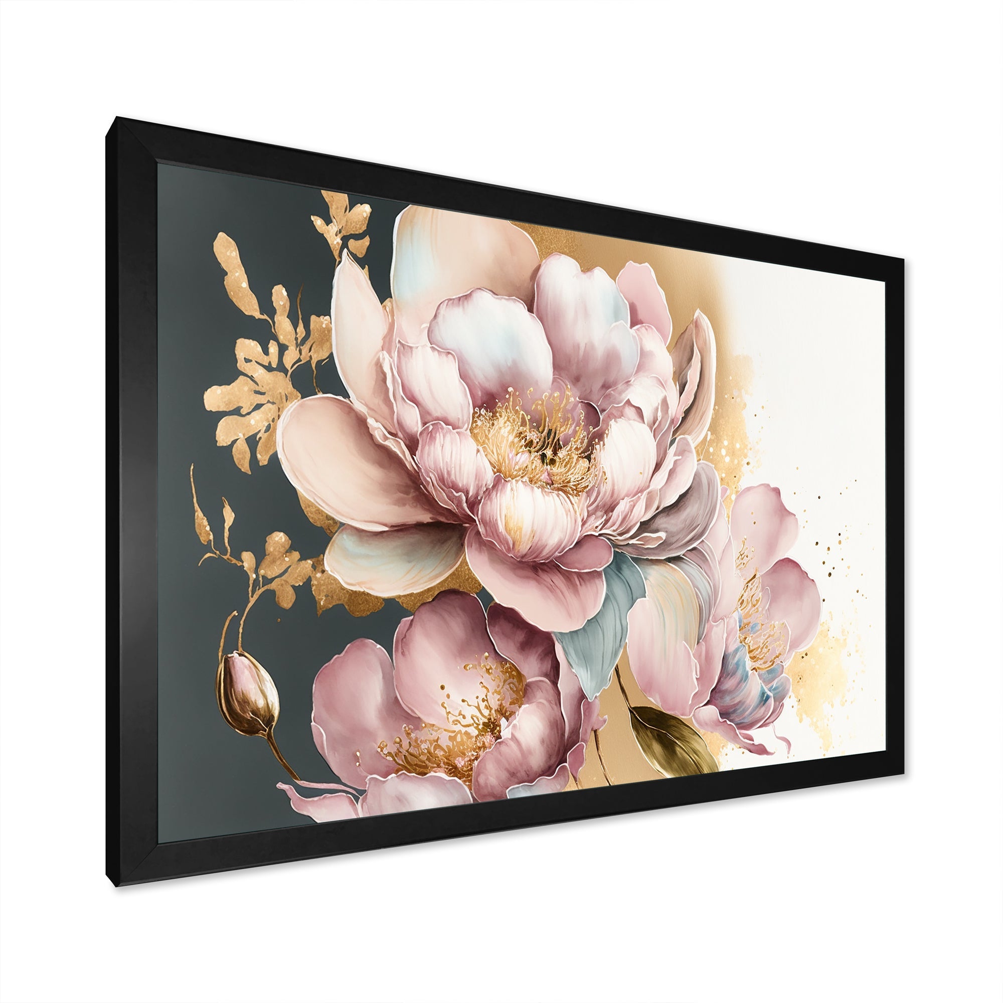 Pink And Gold Orchid Flower II