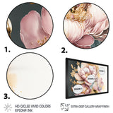 Pink And Gold Orchid Flower II