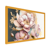 Pink And Gold Orchid Flower II