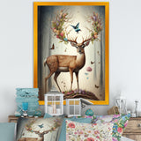 Deer With Blooming Antlers III