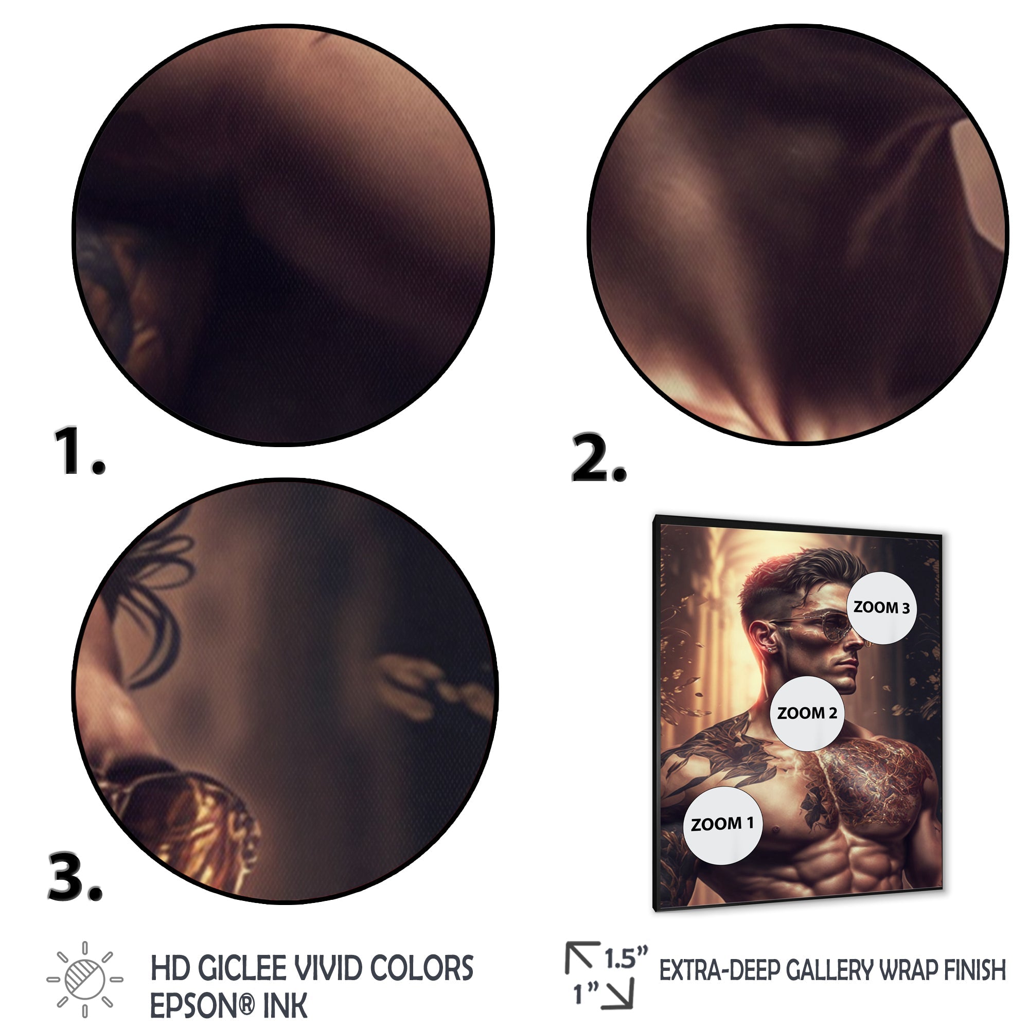 Fashion Muscular Man With Sun Glasses 1 I