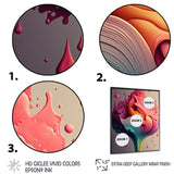 Multicolor Liquid Ink Tulip Flowers I