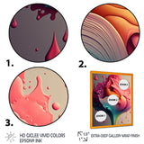 Multicolor Liquid Ink Tulip Flowers I