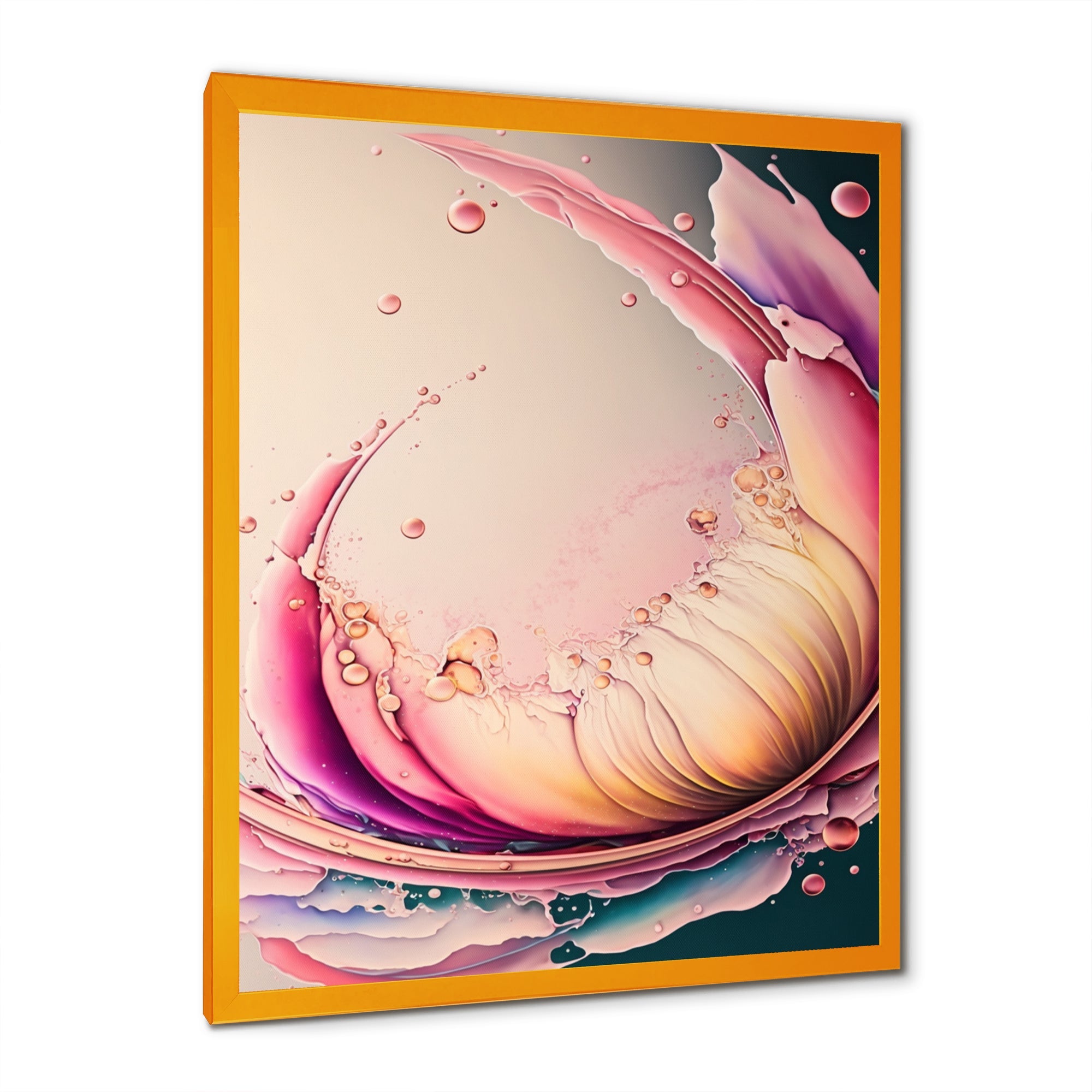 Multicolor Liquid Ink Tulip Flowers IV