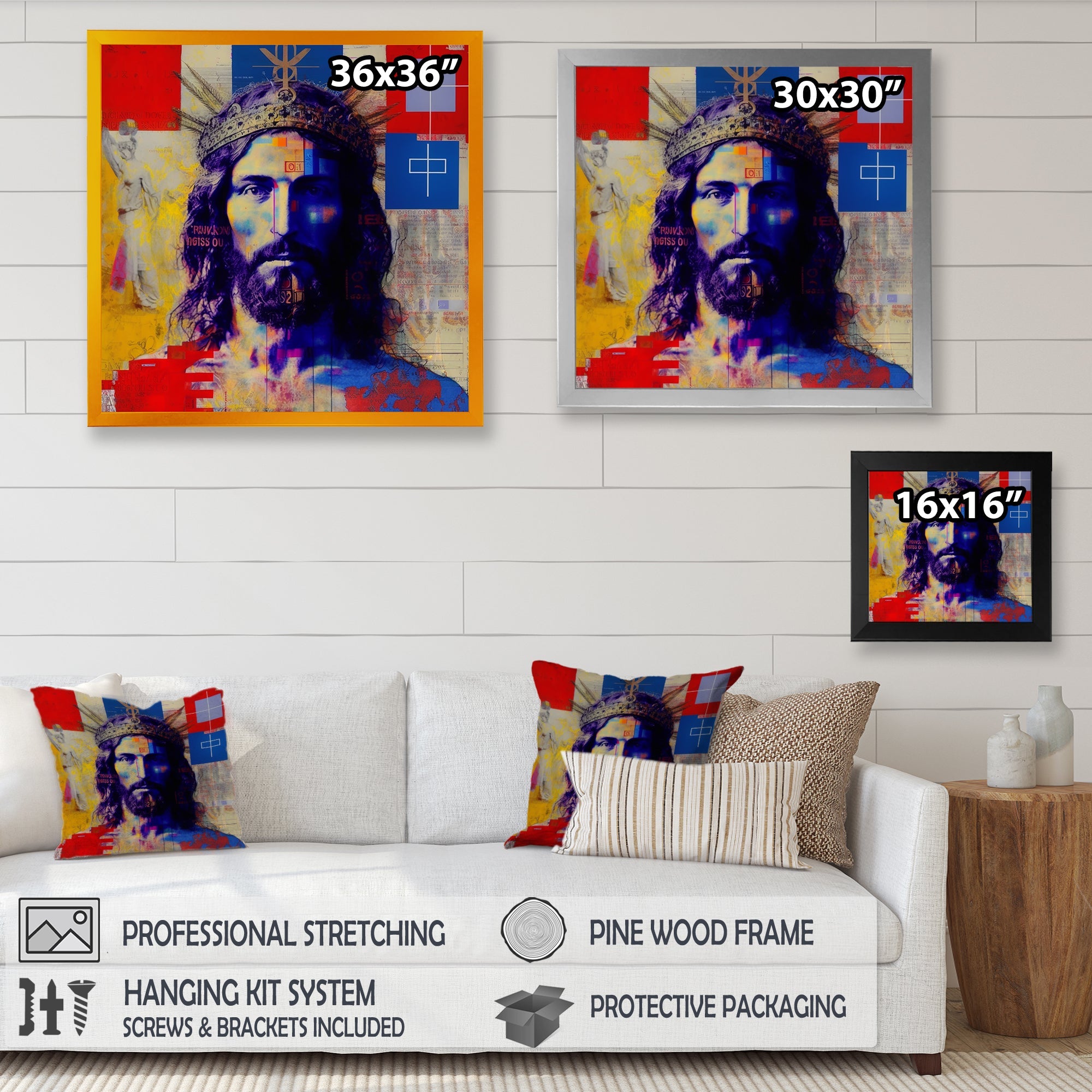 Pop Art Jesus Portrait II