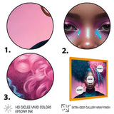 Hip Hop Girl With Pink And Blue Hair III