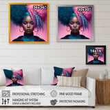 Hip Hop Girl With Pink And Blue Hair III
