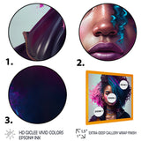 Fashion Hip Hop Girl In Pink And Blue I