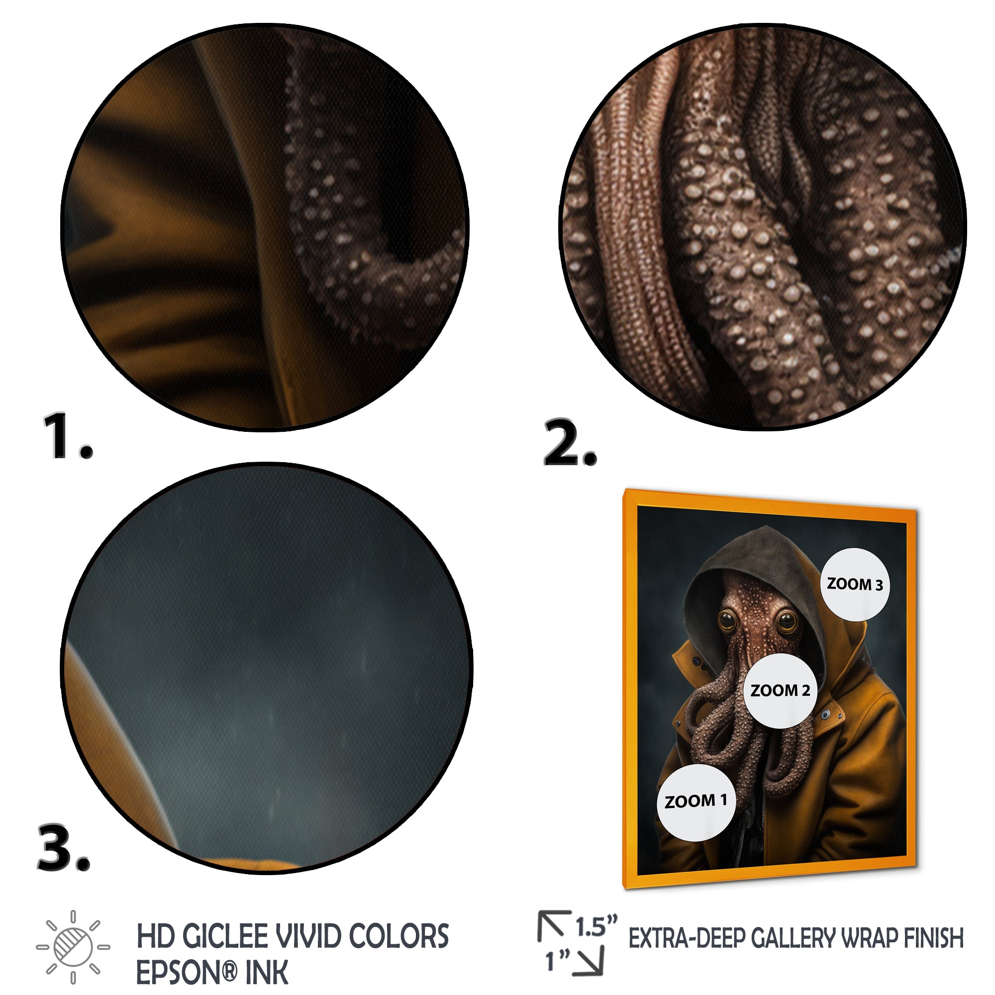 Anthropomorphic Of Octopus Portrait IV