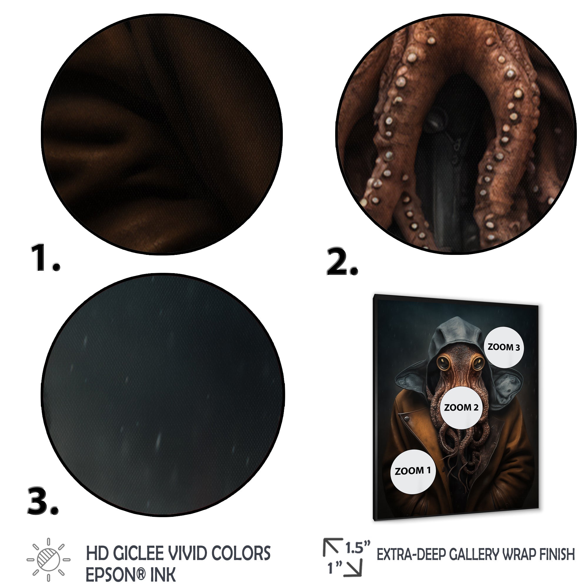 Anthropomorphic Of Octopus Portrait V