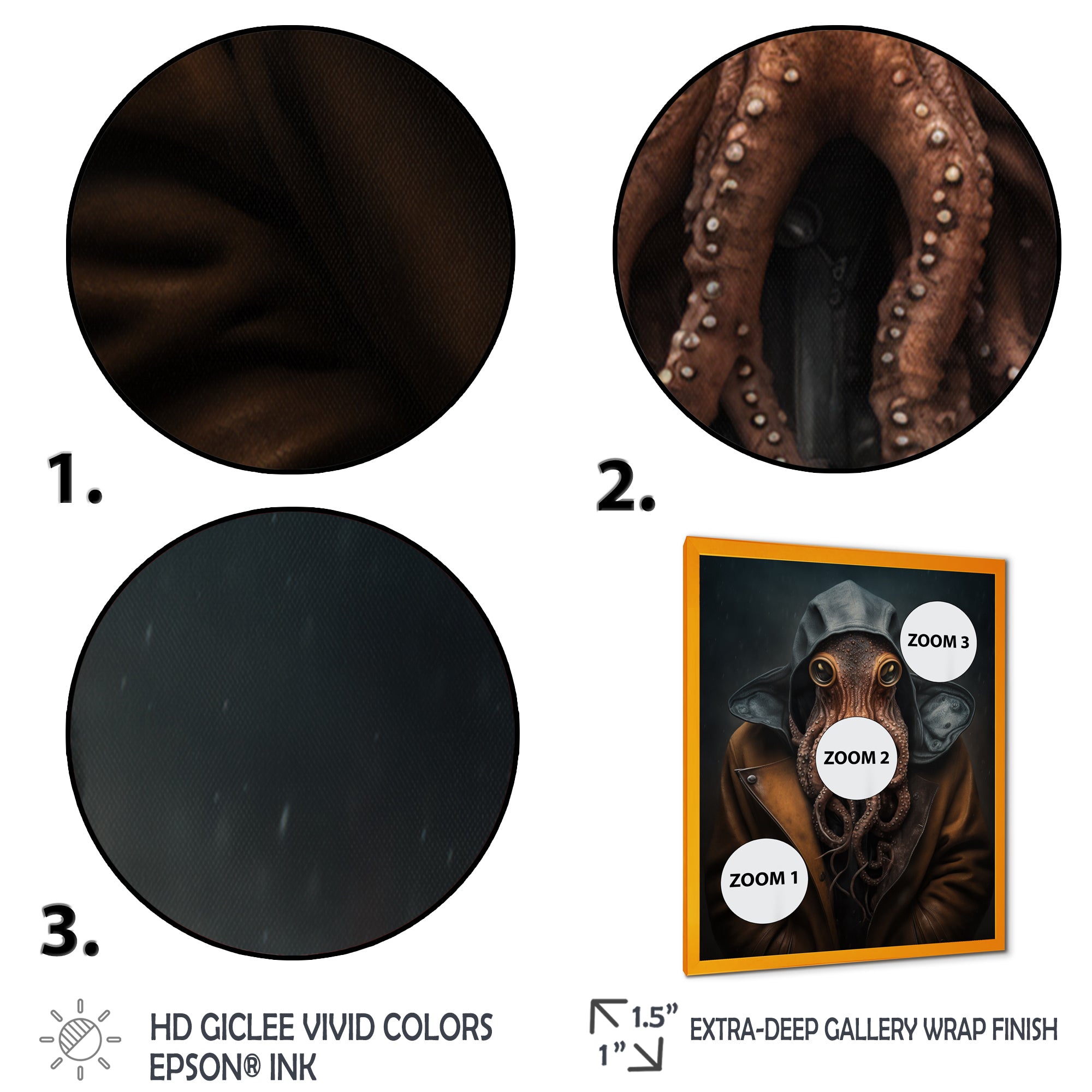 Anthropomorphic Of Octopus Portrait V