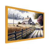 Calm Red Barn In Spring VII