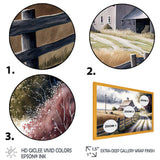 Calm Red Barn In Spring VII