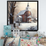 Church In Country During Winter II