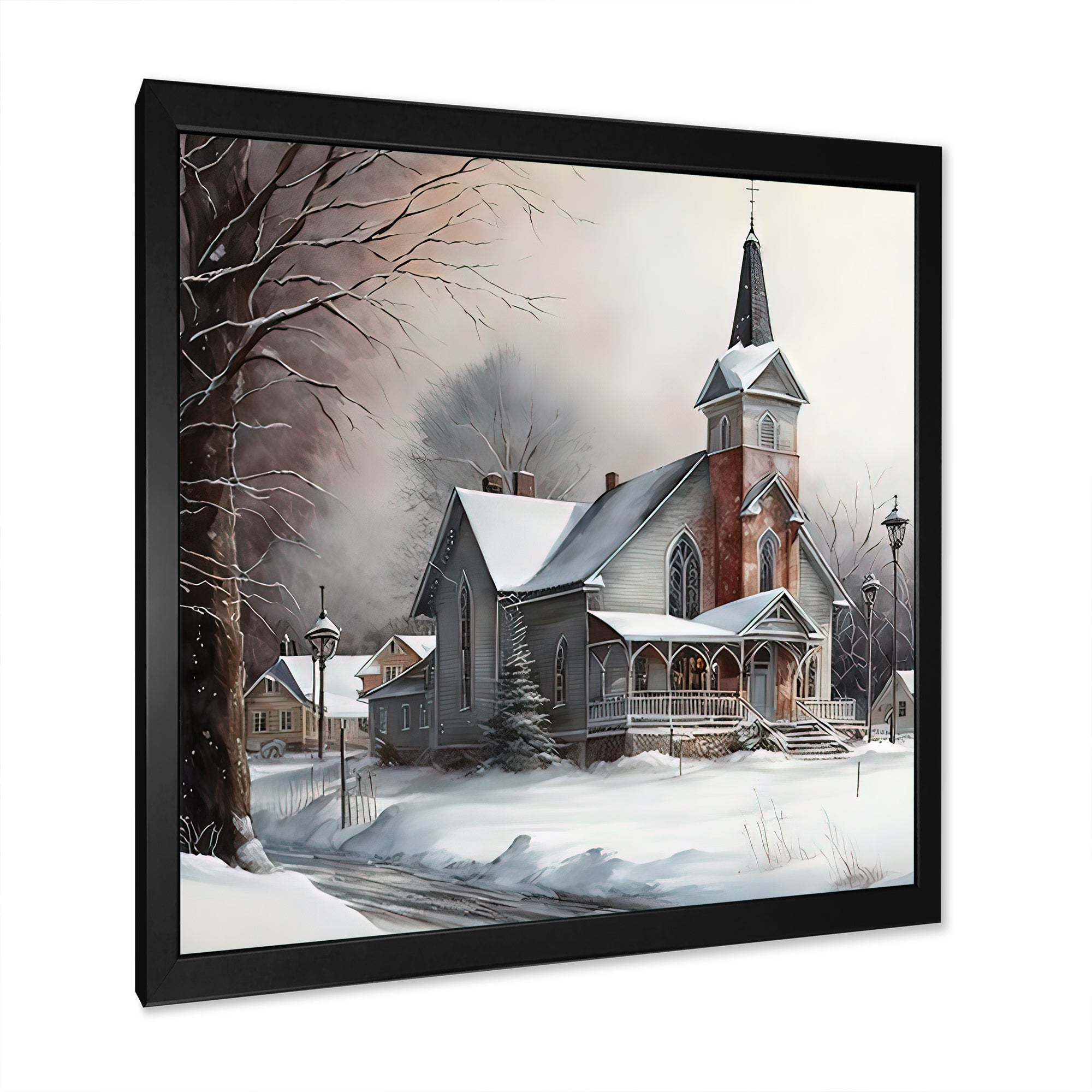 Church In Country During Winter V