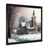 Church In Country During Winter V